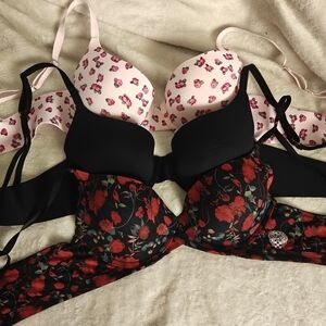 Women's Push Up Bra Set